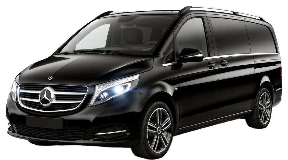 سيارة مرسيدس V-Class سوداء
